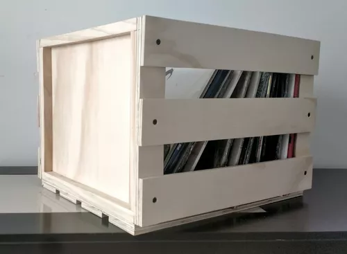 Cajas de discos de vinilo LP y almacenamiento de discos Cajas totalmente  ensambladas y apilables Pantalla de vinilo Unidad de medios Caja de  registro -  México