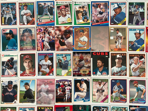 Lote De 108 Cards De Estrellas De Beisbol Tarjetas 80s Y 90s (Usado)