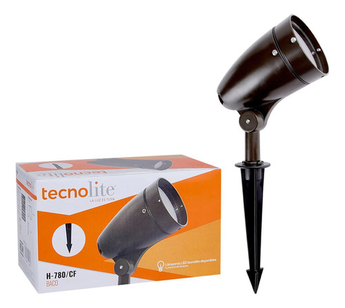 Lámpara De Exterior Baco Tecnolite Estaca Base E27 Ip44 No I