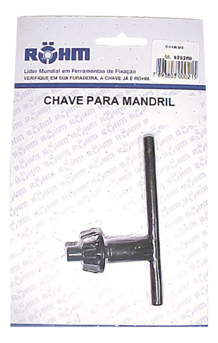 Chave Para Mandril Rohm S3 5/8 Cartela 525269c