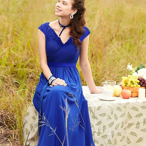 Vestido Largo De Fiesta Elegante Formal Dama Boda