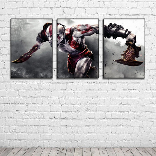 Cuadro Decorativo God Of War Kratos