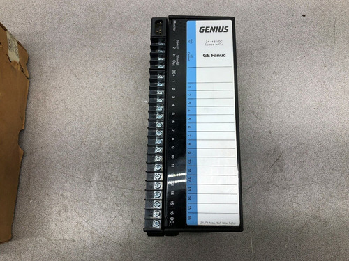 New In Box Ge Fanuc Genius 24-48 Vdc In/out 16 Pt Source Zzb