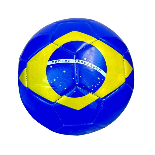 Bola De Couro Costurada De Campo De Futebol Do Brasil Copa Cor Sortida