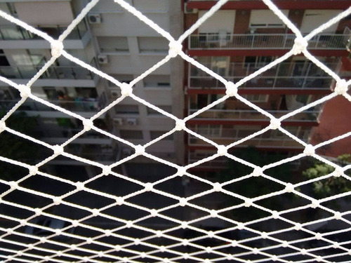 Imagen 5 de 10 de Kit Autoinstalable Red Protección Para Gatos Balcón Ventanas