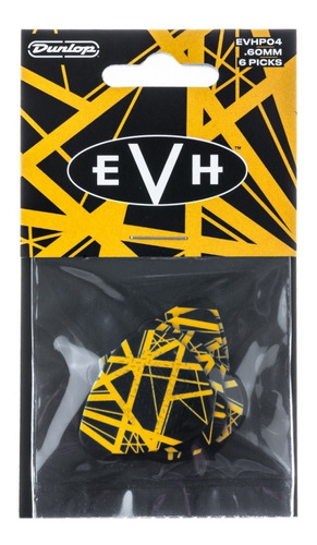 Puas Jim Dunlop Van Halen Evhp04 X 6