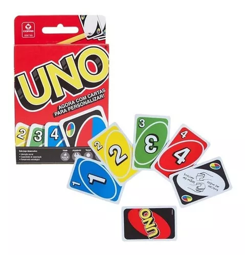 Jogo De Cartas Uno 114 Cartas Copag Mattel Original Com Nf