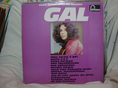 Vinilo Gal Costa Serie Autografos De Sucesso Br1