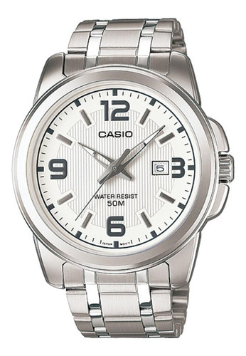 Reloj Casio Mtp-1314d-7a Elegante, Acero, Fechador