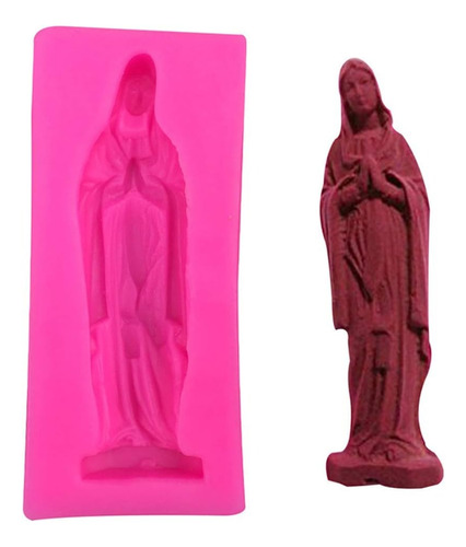 Molde Silicona Virgen Porcelana Resina Yeso