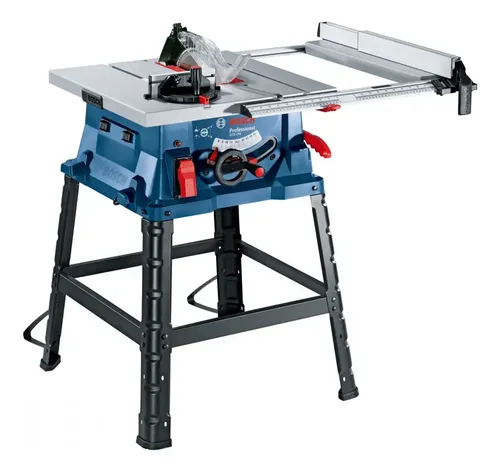 Serra circular bancada 10pol 1800W extensível GTS 254 Bosch cor azul