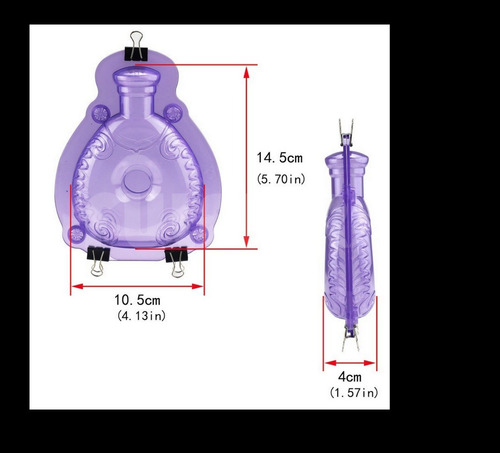 3d Perfume Molde Plastico Duro Molde De Chocolate De Policar