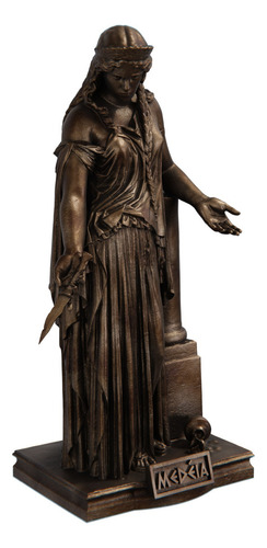 Estátua Medeia Mitologia Grega Estatueta Cor Cor Cobre Antigo