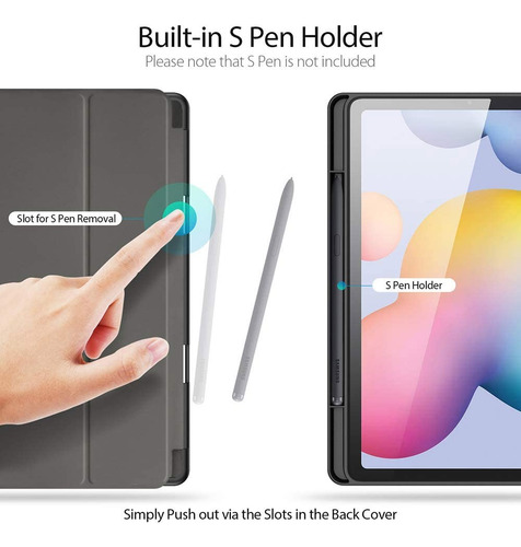 Case Funda Smart Cover Samsung Tab S6 Lite P613 10.4 2022