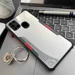 Funda Espejo Mirror Para Samsung A21s Bordes Tpu Antigolpes