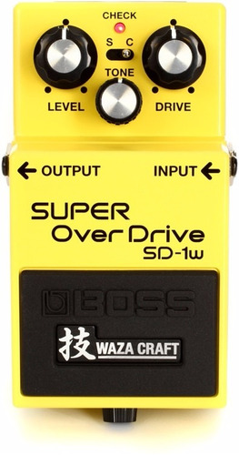 Pedal Boss Sd1w Super Overdrive Waza Craft Japon - Plus
