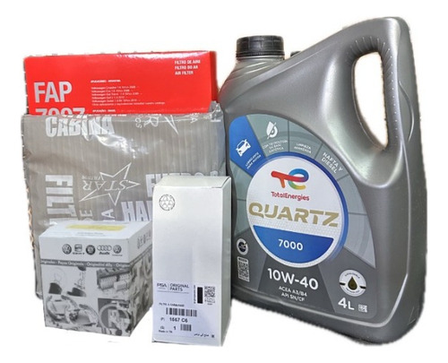 Kit Cambio De Aceite Y Filtros Volkswagen Fox/suran/trend