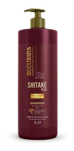 Imagem 1 de 1 de Bio Extratus Shitake Plus Shampoo 1l