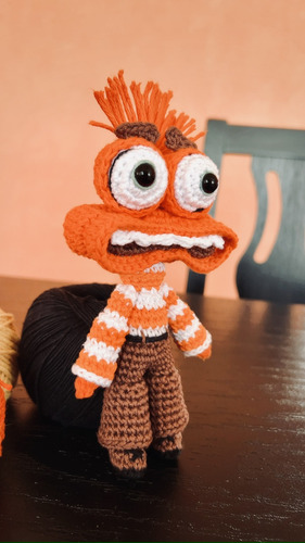 Ansiedad Tejida A Crochet Amigurrumi (intensamente 2)