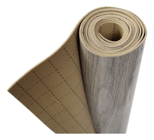 Piso Vinilico Rollo 2mm Simil Madera Pvc
