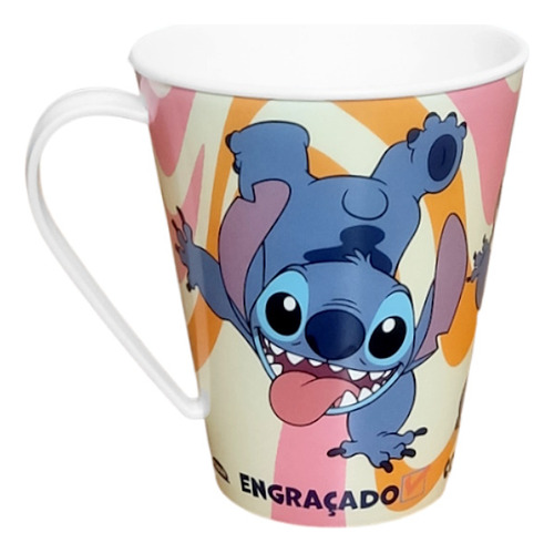 Caneca Infantil Lilo Stitch 360ml Disney Original Sortida