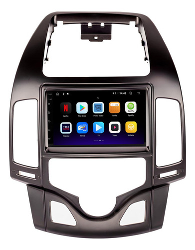 Multimidia I30 08/2012 Android 13 Carplay 2gb 64gb 7p Qled