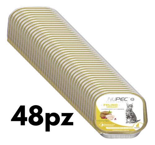 48 Cups Nupec Urinary Para Gato Alimento Húmedo | 100g