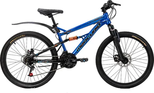 Mountain bike Mercurio DS KAIZER R24 2023 21v freio disco mec nico