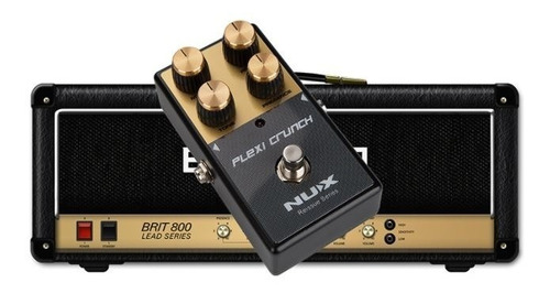 Pedal de efecto NUX Reissue Plexi Crunch marrón