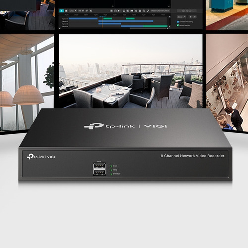 Imagen 3 de 6 de Nvr Tp Link Vigi Nvr1008h 8 Canales Ip Hasta 5mp