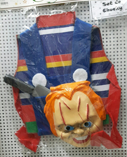 Disfraz Halloween Set Chucky Talle Unico Belgrano R