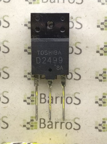 Transistor Toshiba D2499 - 2sd2499 - Npn - 1500v - 6a - 50w