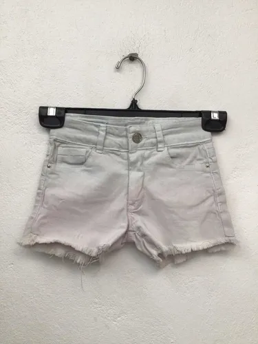Short Ni a Talla 4 Mezclilla El stica Comido Ropa Primavera