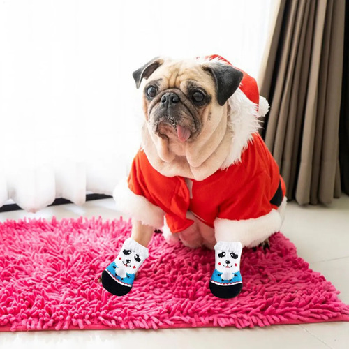 Calcetines Lindos Para Perros Calcetines Antideslizantes Par