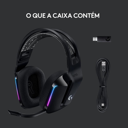 Fone De Ouvido Logitech G733 Preto