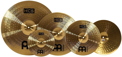 Set De 5 Platillos Hi Hats Ride Crash, Meinl Hcs14/16/20+10