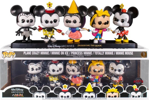 Funko Pop Exclusivo - Minnie - Preserving The Magic 5 Pack