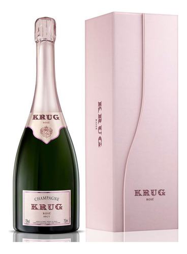 Champagne Krug Brut Rosé 750mlKrug adega Moet Hennessy 750 ml