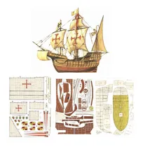Comprar Carabela Santa Maria Escala 1.100 Papercraft