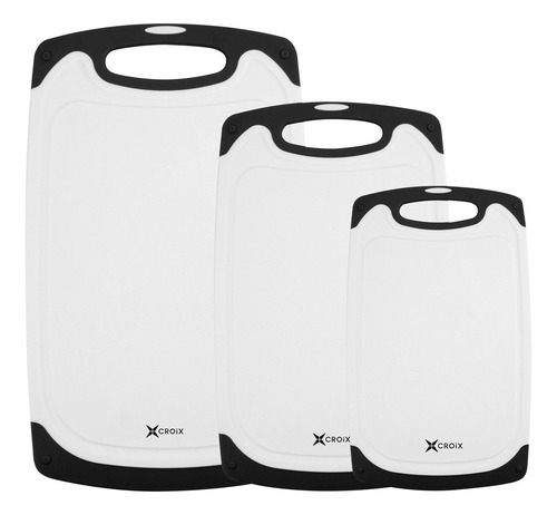 Set De 3 Tablas Croix Doble Cara, Robustas Y Resistentes