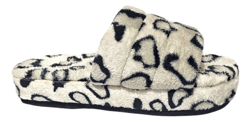 Pantufla De Peluche Abierta Varios Modelos Con Elastico