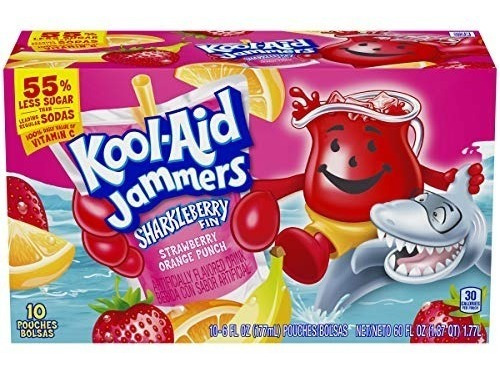 Kool-aid Jammers Sharkleberry Fin 10 Pouches 