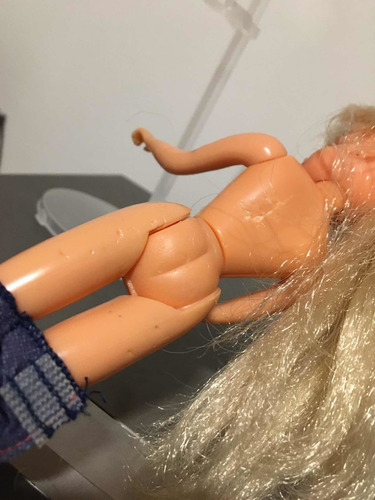 Muñeca Chabel De Feber Española Ochentera Tipo Licca Chan
