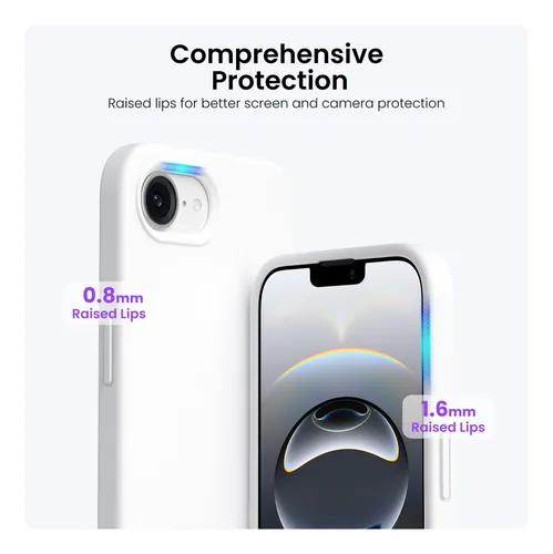 Funda Para iPhone 16e De Silicona Blanco 1u