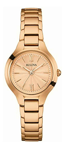 Reloj Bulova Para Mujer, Pulsera De Acero Inoxidable