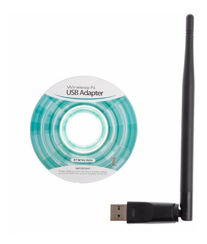 Placa De Red Usb Wifi Con Antena 5dbi Mini Adaptador Para Pc