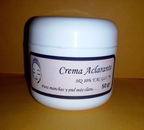 Crema Blanqueadora - Hidroquinona 10% + Ac. Glicolico 50 Gr