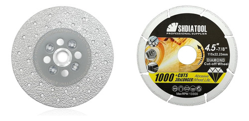 4-1/2 Inch Diamond Metal Cutting Disc For Steel Tube Iron Re