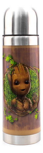 Termo Doble Pared Disney Groot Guardianes Galaxia 500 Ml