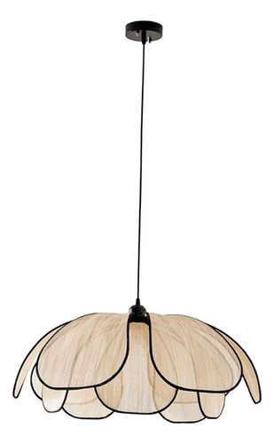 Lámpara Colgante De Tela Estilo Bohemio, 60 Centímetros